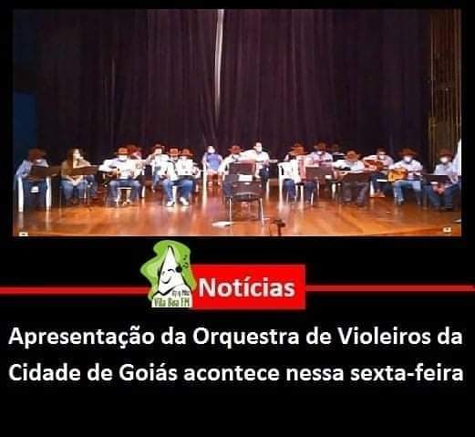 ​Apresentação da Orquestra de Violeiros da Cidade de Goiás acontece nessa sexta-feira